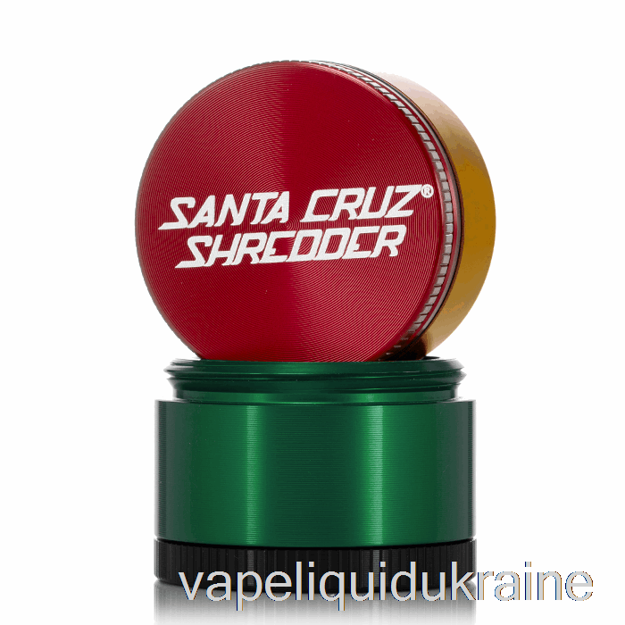 Vape Liquid Ukraine Santa Cruz Shredder 1.6inch Small 4-Piece Grinder Rasta (40mm)